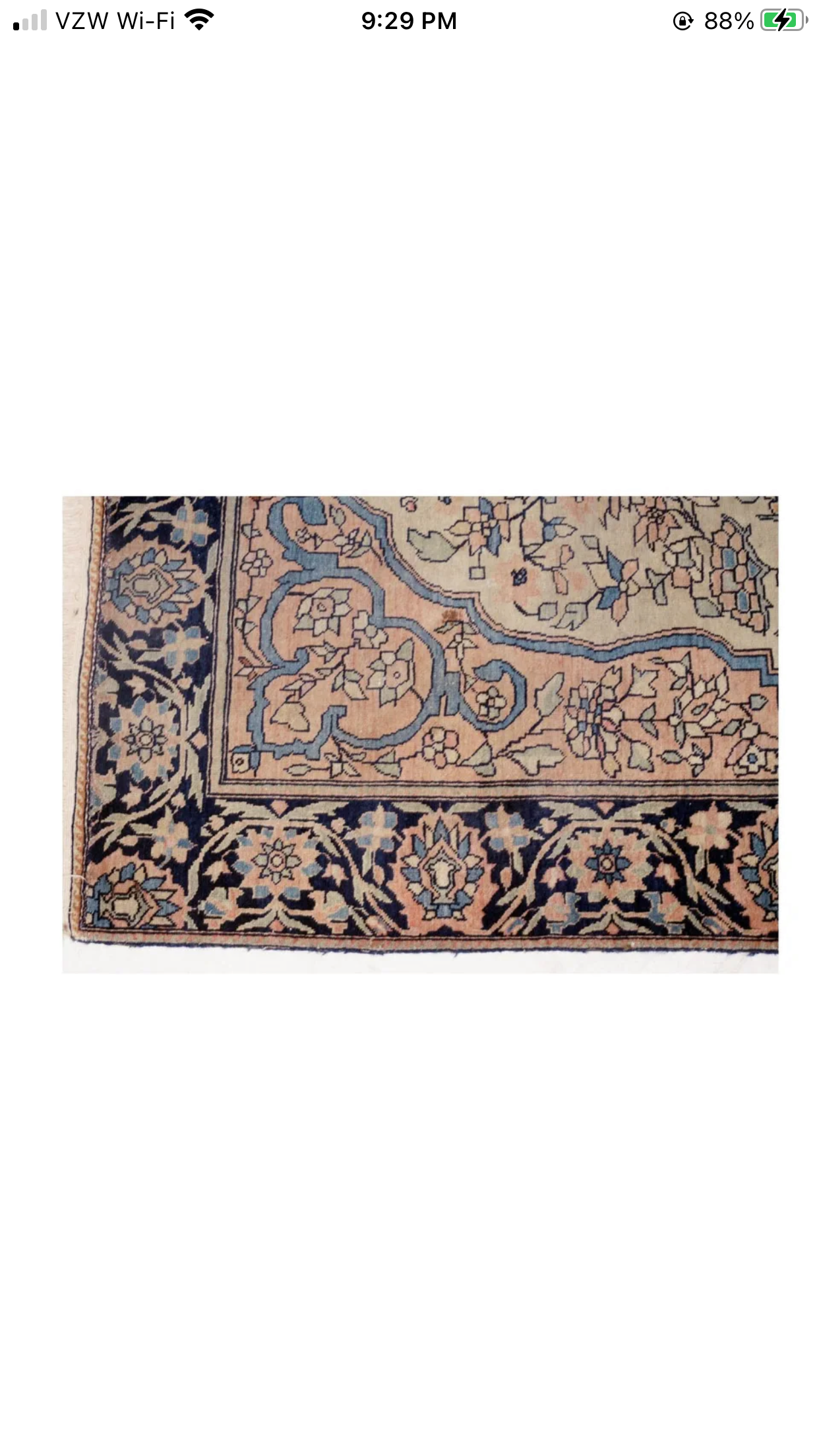 Antique Persian Ferahan Sarouk Area Rug