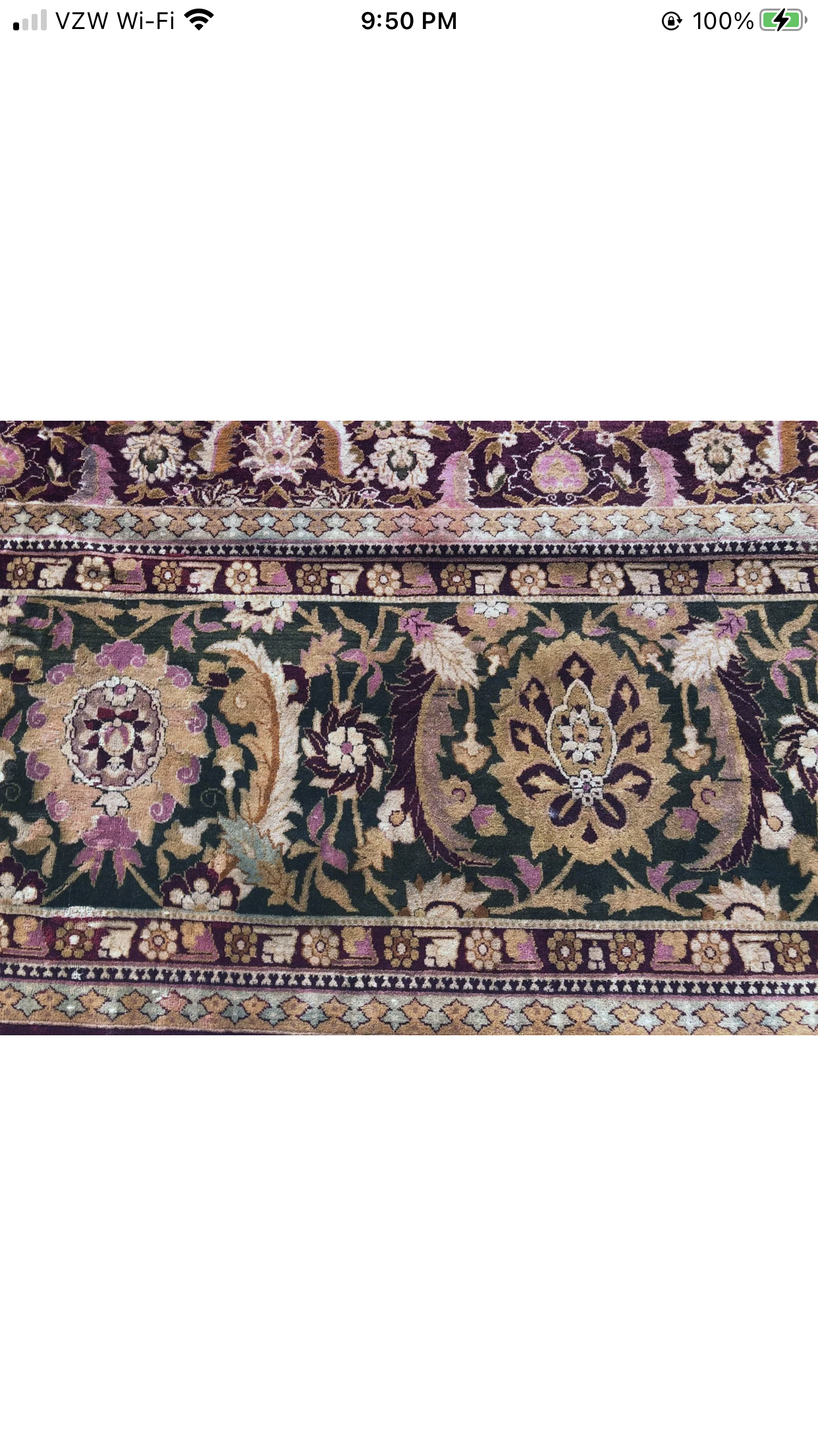 A Huge Palace Size 20’ x 22’ Indian Agra Rug