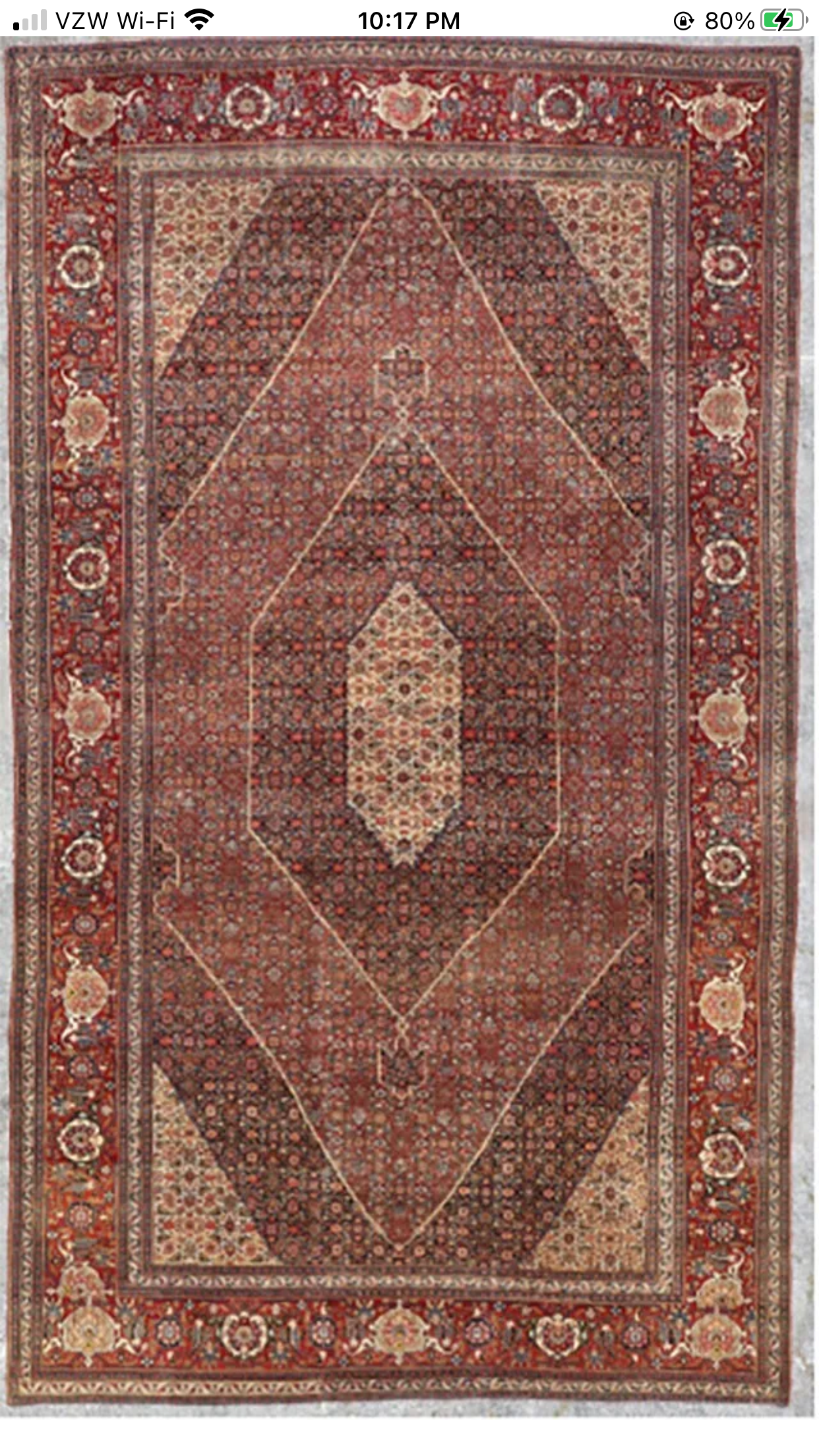 Antique Palace Size 11’ x 19’ Persian Haji Jalili Style Tabriz Rug