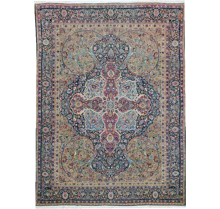 A 2nd To None Decorative Rare Persian Semnan Rug