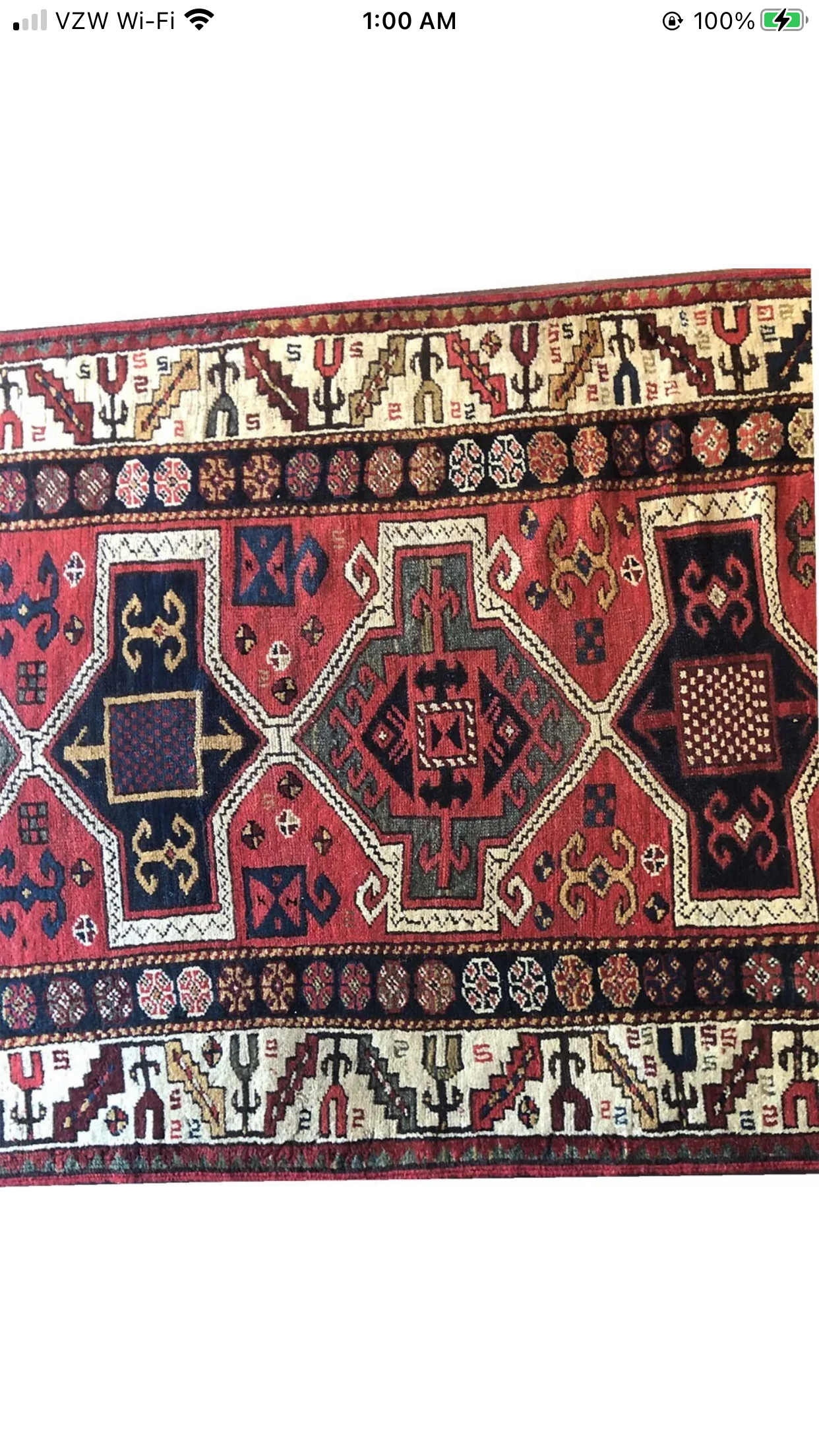 A Sensational Antique 16’ Long Persian Kurdish Runner Rug
