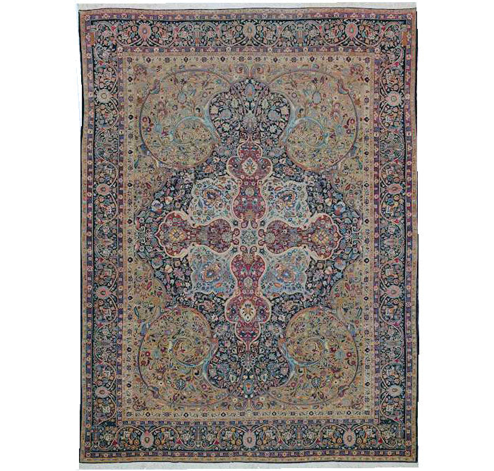 A 2nd To None Decorative Rare Persian Semnan Rug