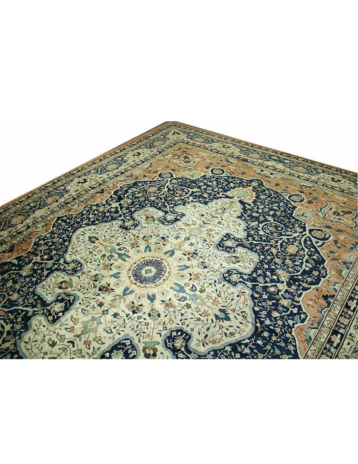 A Rare Antique Ukrainian Rug with “Ferahan Sarouk Style”