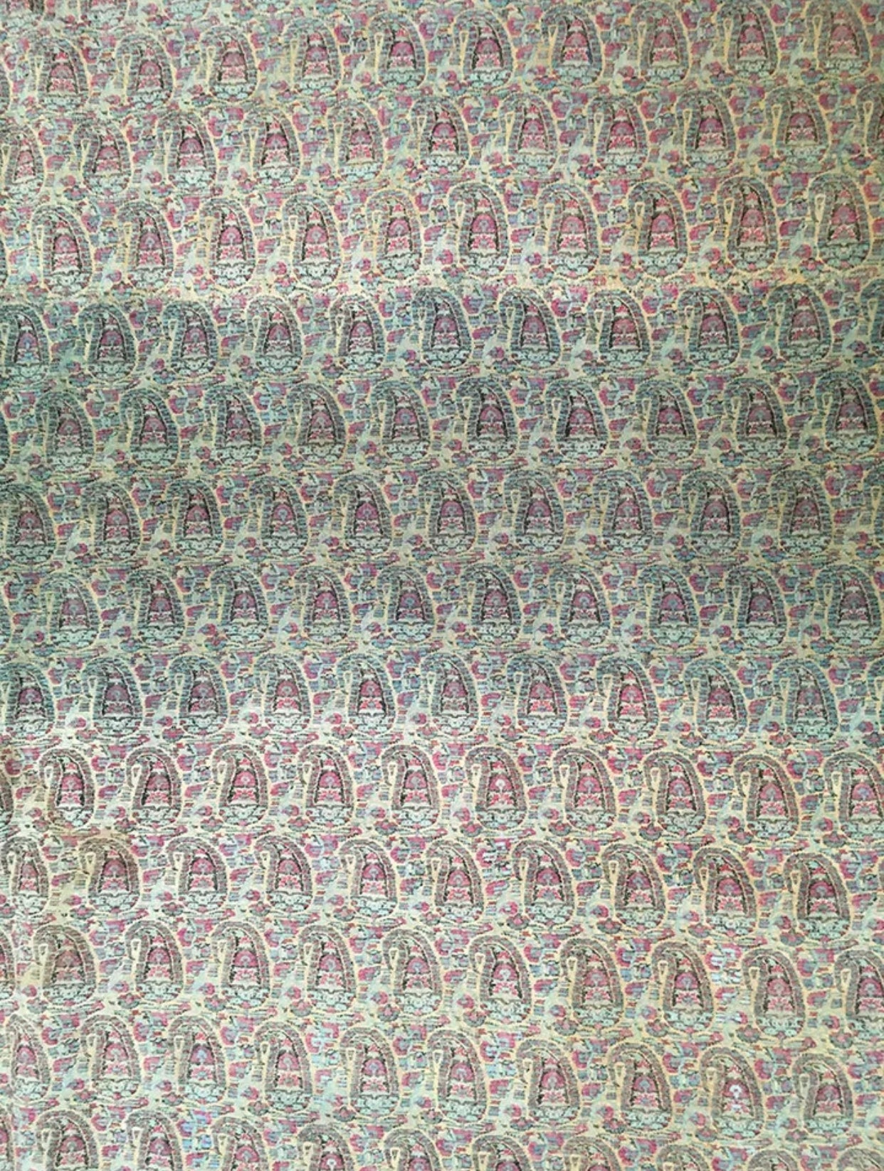 A 19th Century Persian Kerman Embroidery “Termeh” Textile