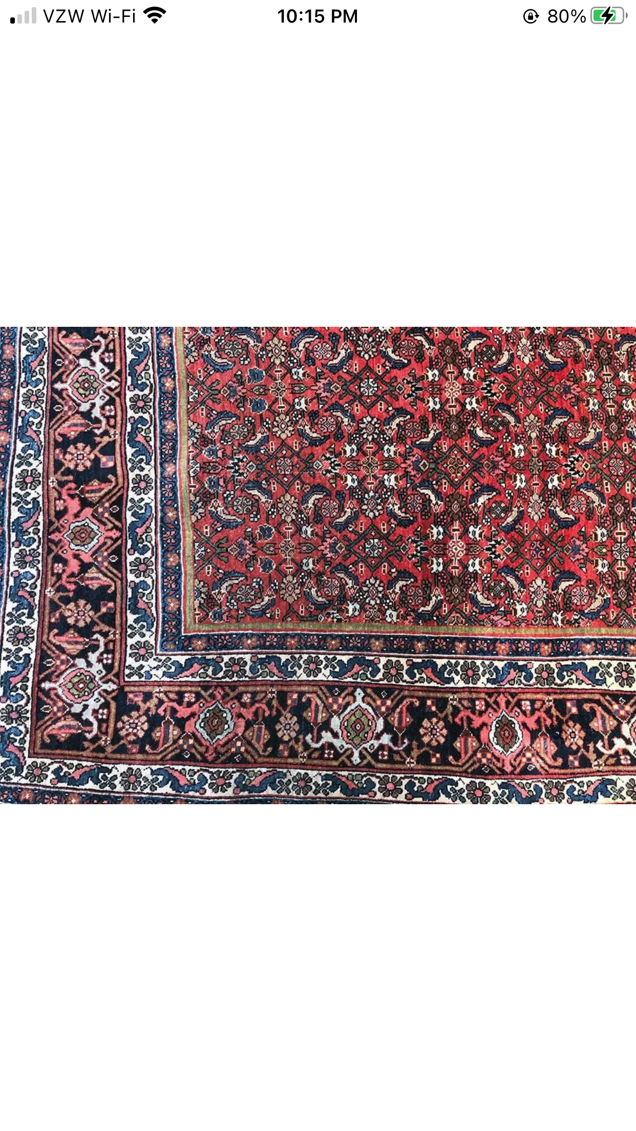 Antique Palace Size 11’ x 19’ Persian Haji Jalili Style Tabriz Rug