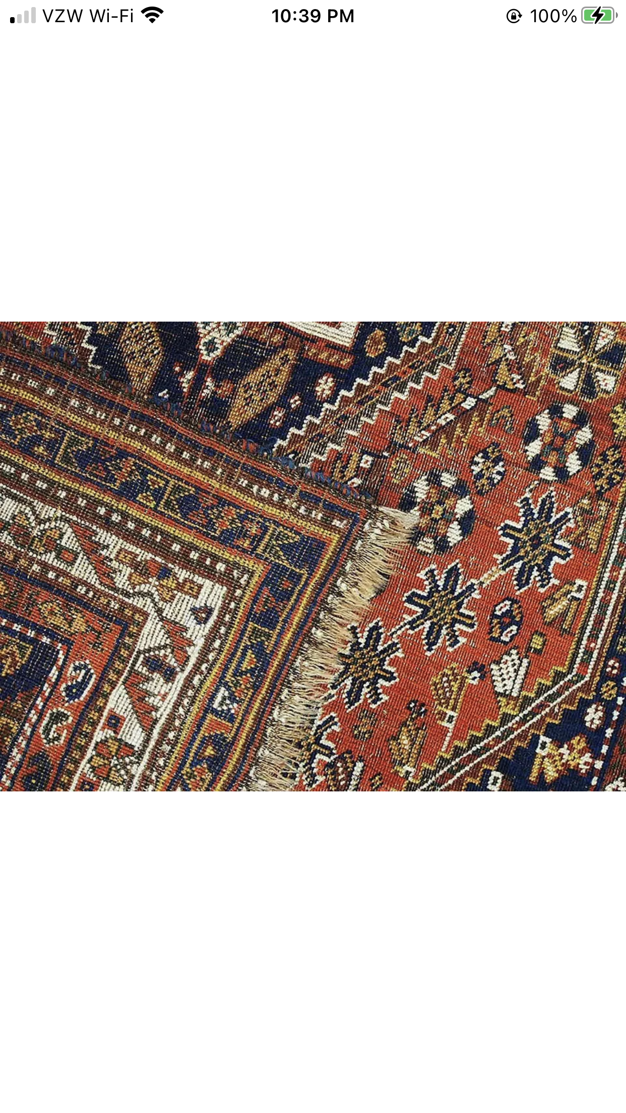 Antique Primitive & Tribal SW Persian Qashqai Rug