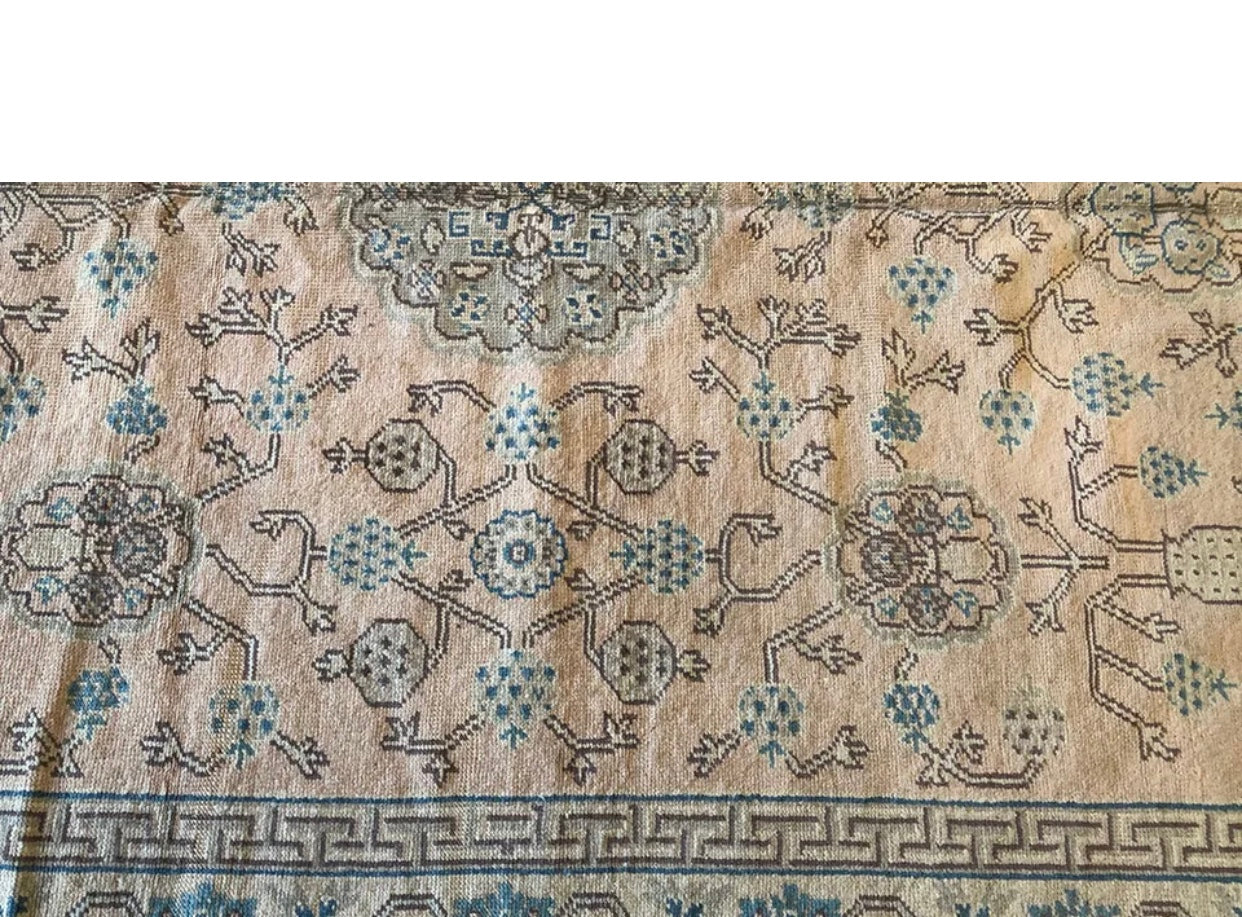 An Antique Turkish Oushak Rug