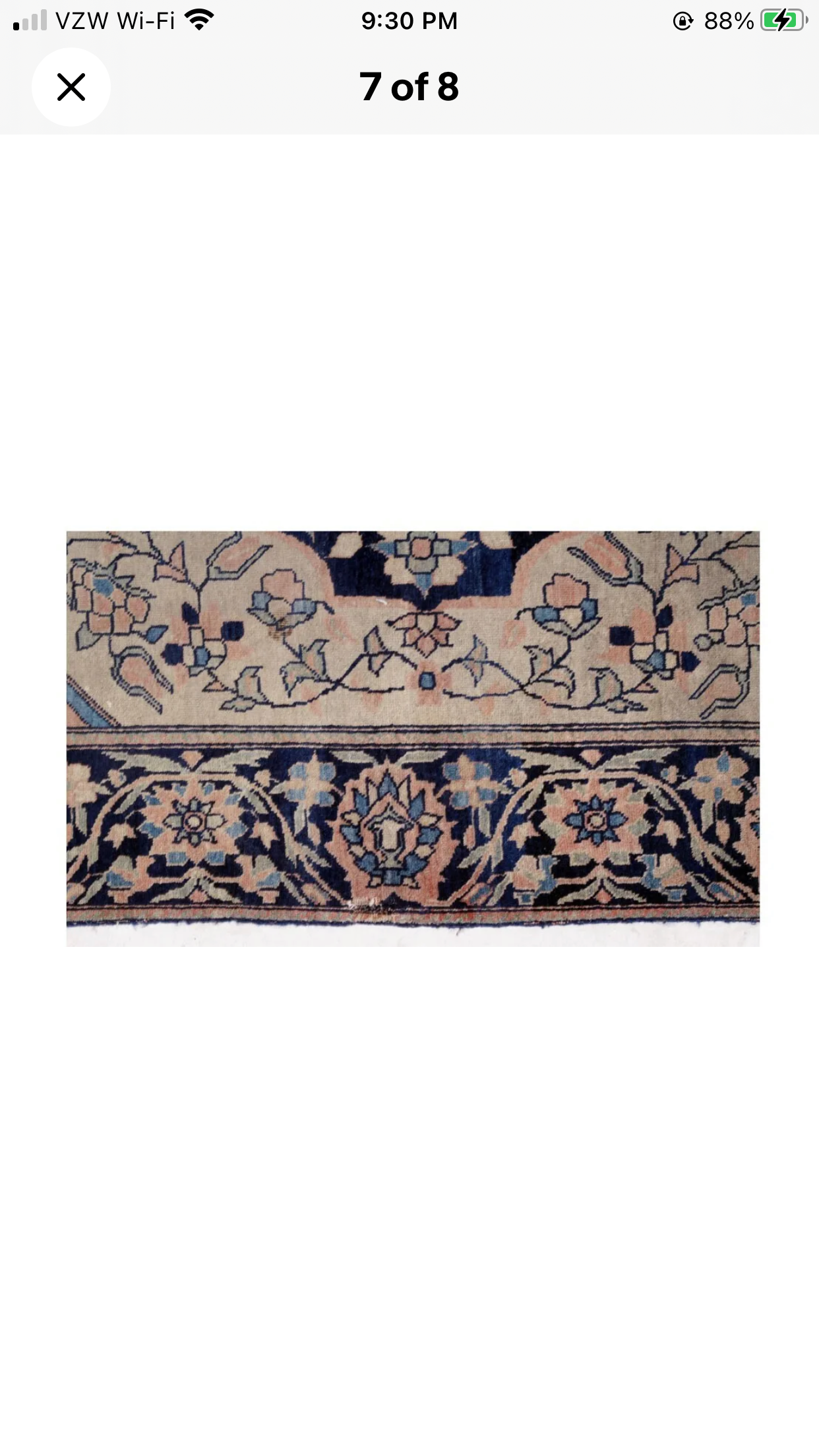 Antique Persian Ferahan Sarouk Area Rug