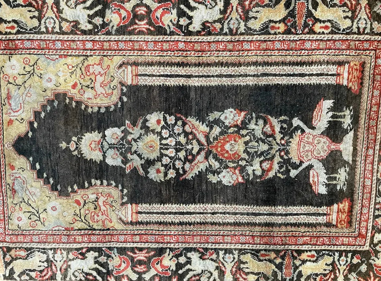 An Antique Turkish Prayer Rug “ Tree Of Life”
