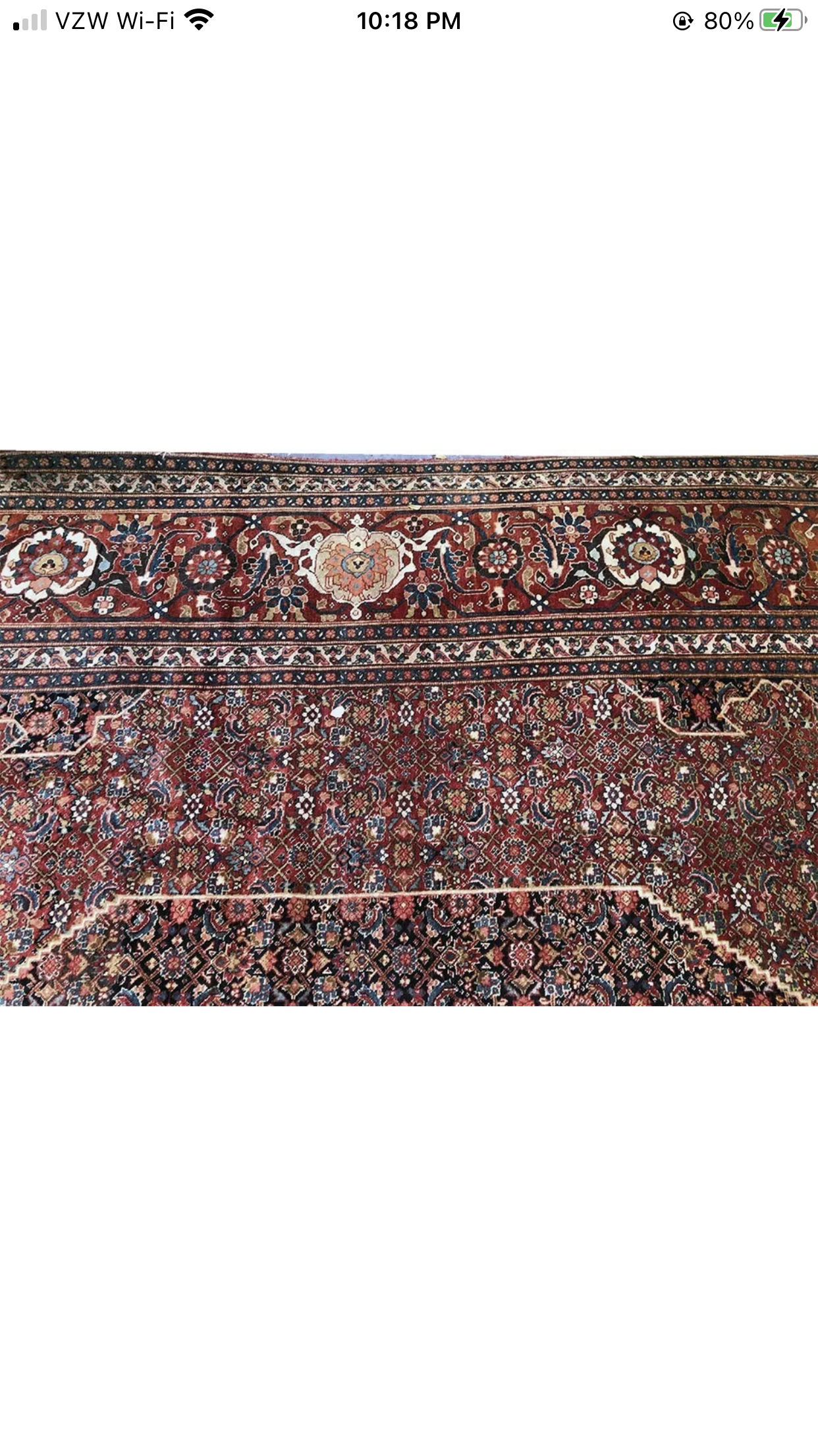Antique Palace Size 11’ x 19’ Persian Haji Jalili Style Tabriz Rug