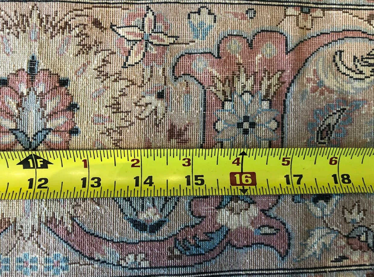A Super Quality 700 KPSI All Silk Persian Qum Style Rug “ Joshegan Pattern’