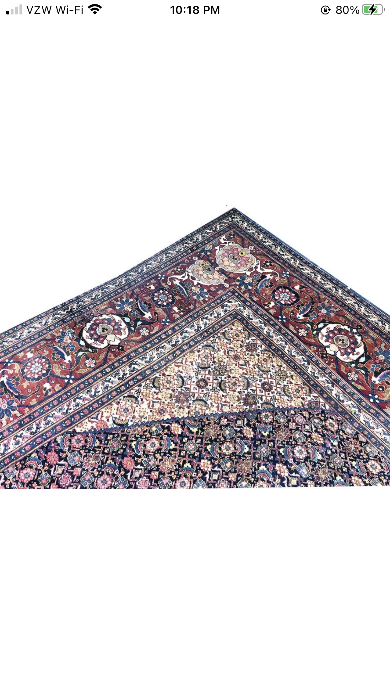 Antique Palace Size 11’ x 19’ Persian Haji Jalili Style Tabriz Rug