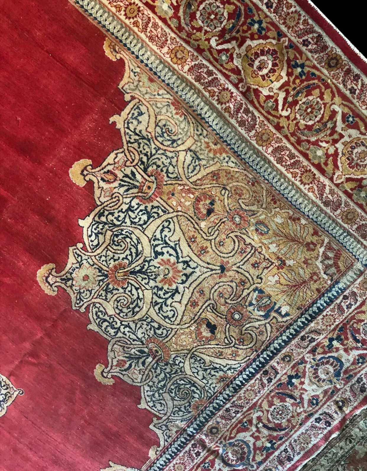 A Classic Antique Persian Haji Jalili Tabriz Rug