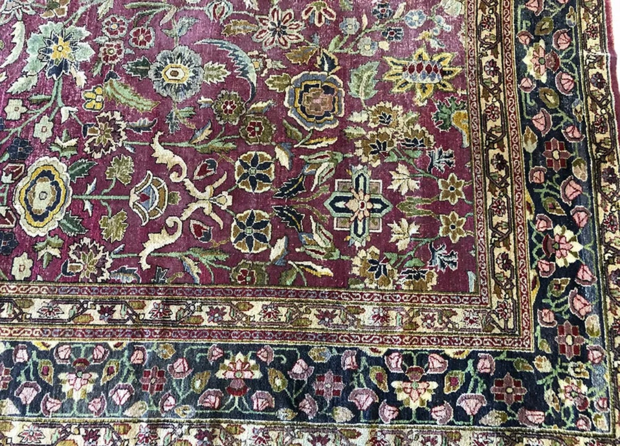 Antique Worn Out Look Indian Amritsar Rug