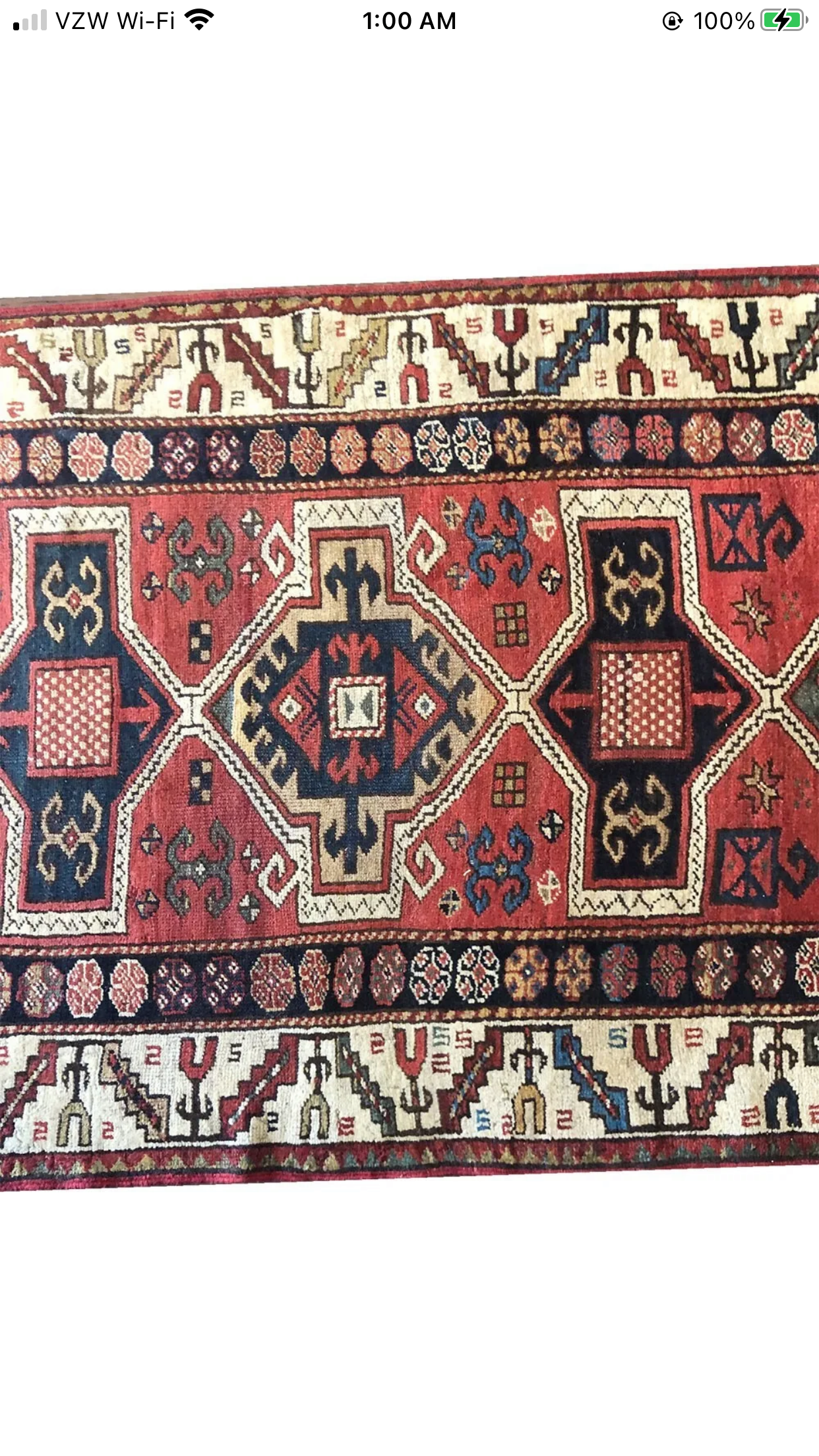 A Sensational Antique 16’ Long Persian Kurdish Runner Rug