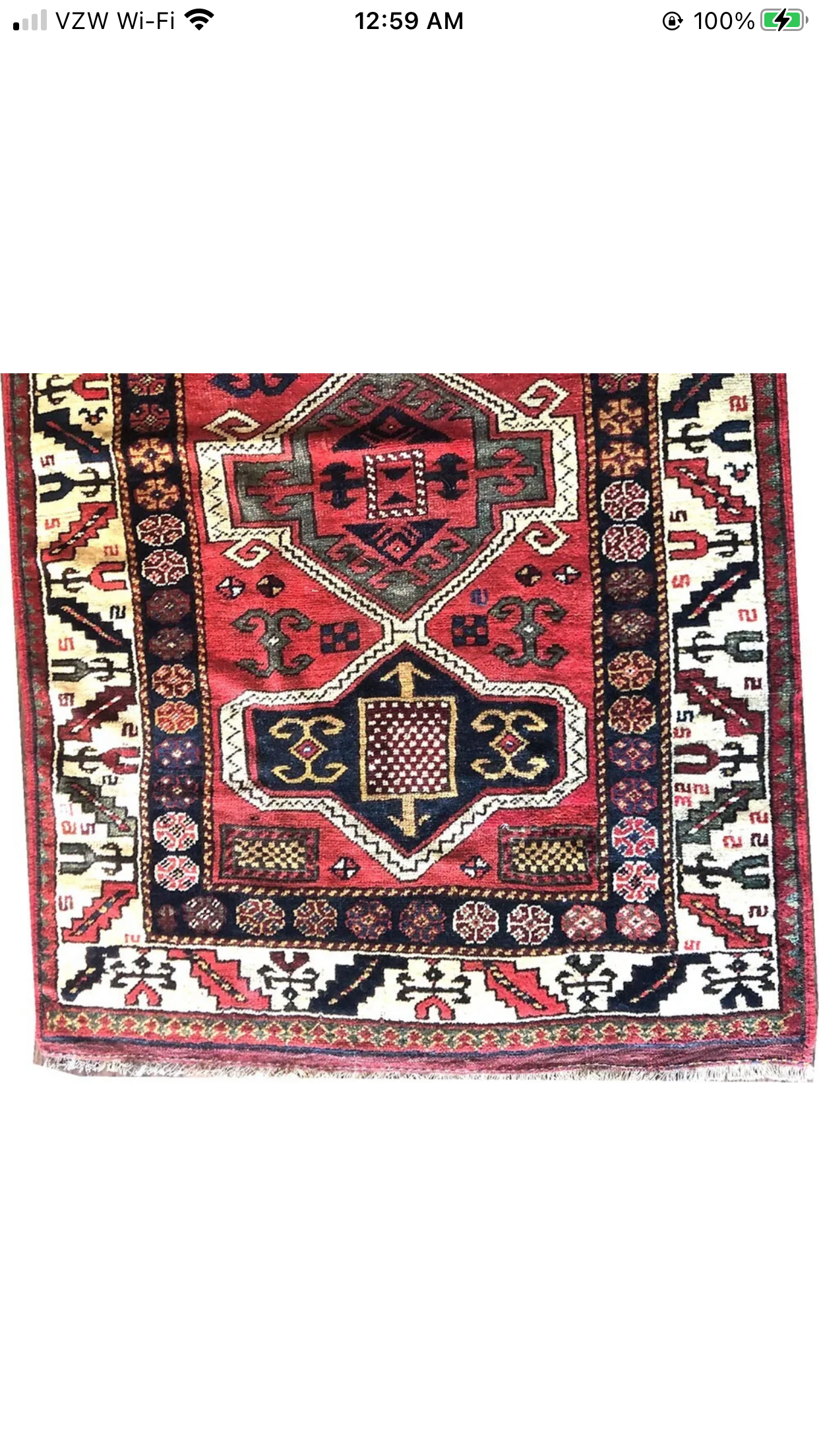 A Sensational Antique 16’ Long Persian Kurdish Runner Rug