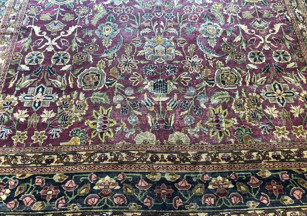 Antique Worn Out Look Indian Amritsar Rug