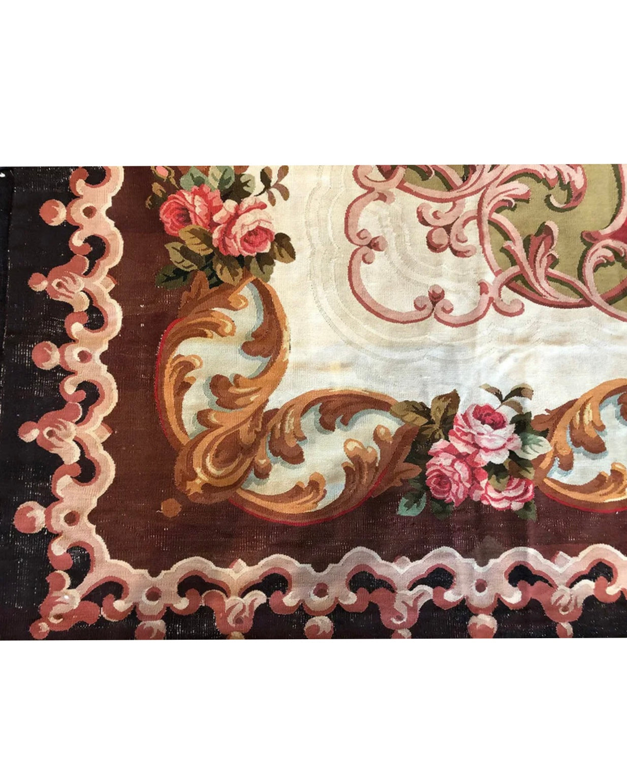 A 19th Century Palatial Size French Aubusson Flat Weave Rug