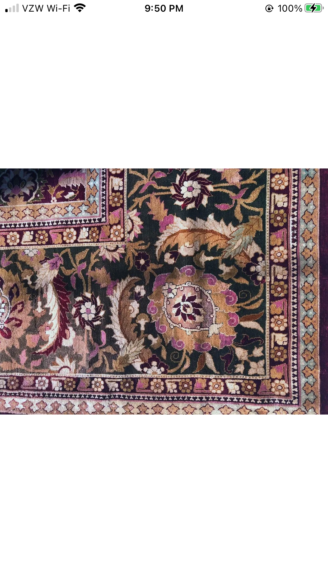 A Huge Palace Size 20’ x 22’ Indian Agra Rug