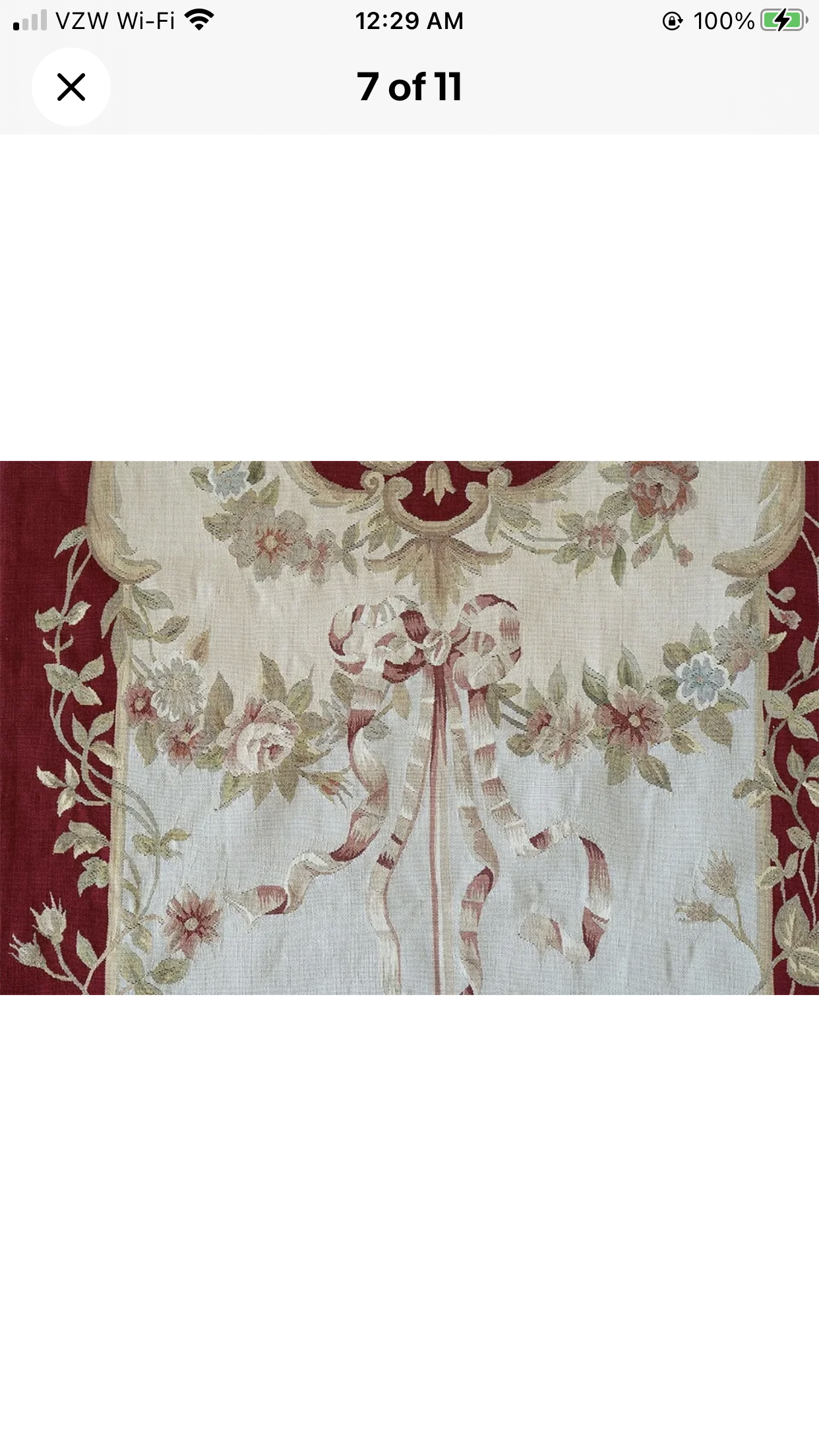 A Pair Of 100% Silk French Aubousson Panel