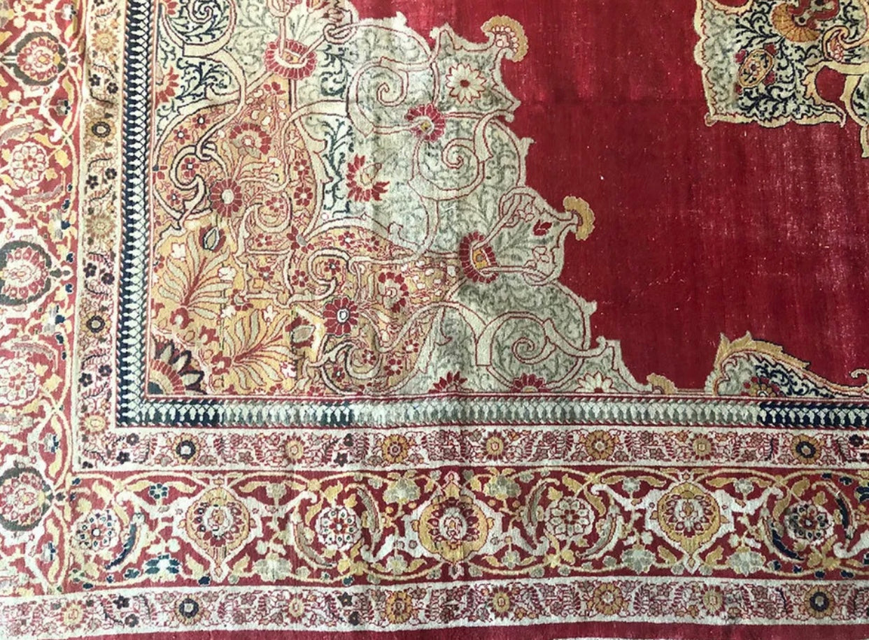 A Classic Antique Persian Haji Jalili Tabriz Rug