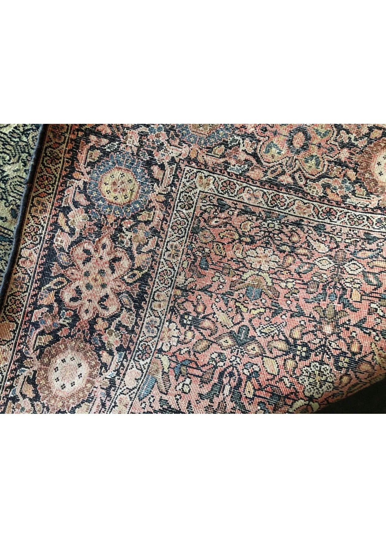A Gorgeous Antique Persian Ferahan Sarouk Rug “Paisley”