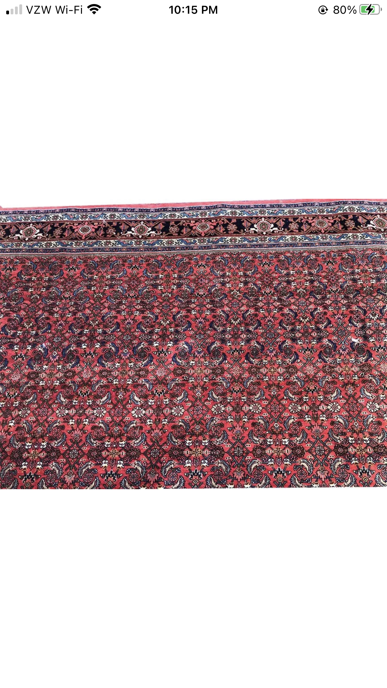 Antique Palace Size 11’ x 19’ Persian Haji Jalili Style Tabriz Rug