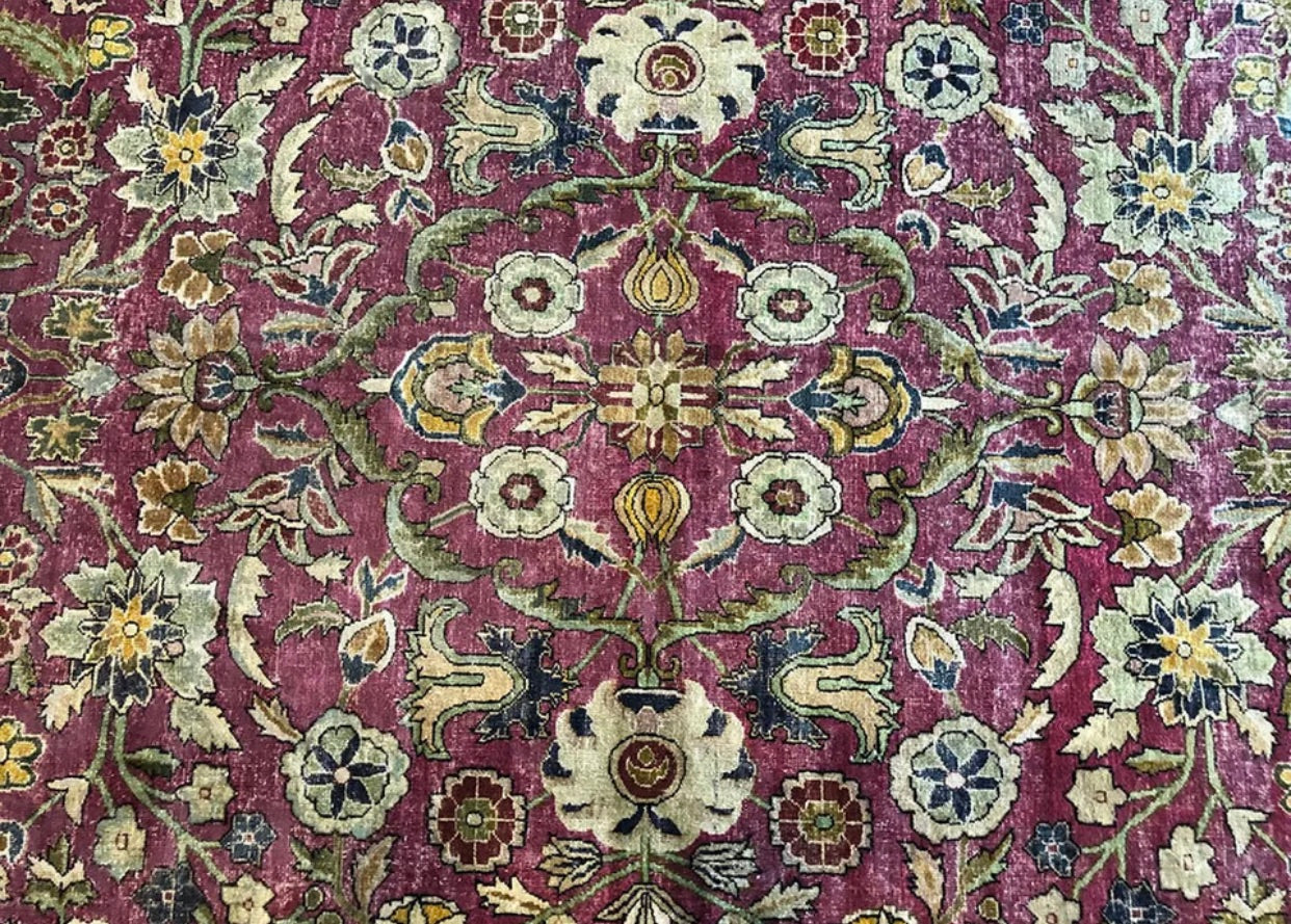 Antique Worn Out Look Indian Amritsar Rug