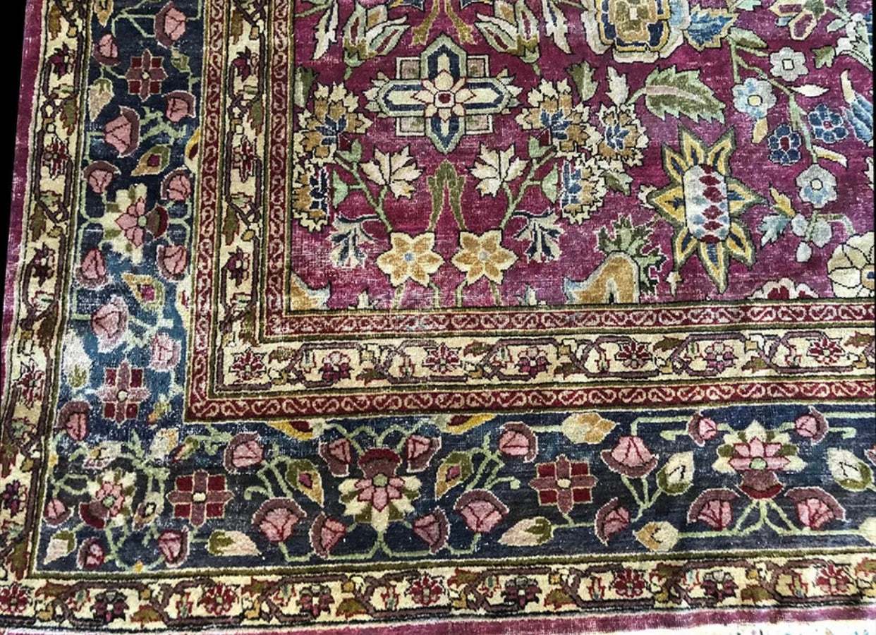 Antique Worn Out Look Indian Amritsar Rug