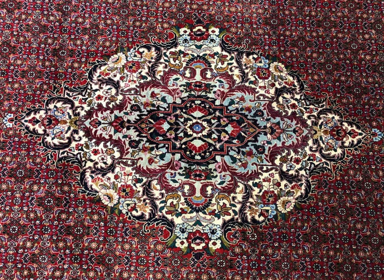 A Brilliant Vintage Persian Bidjar Rug