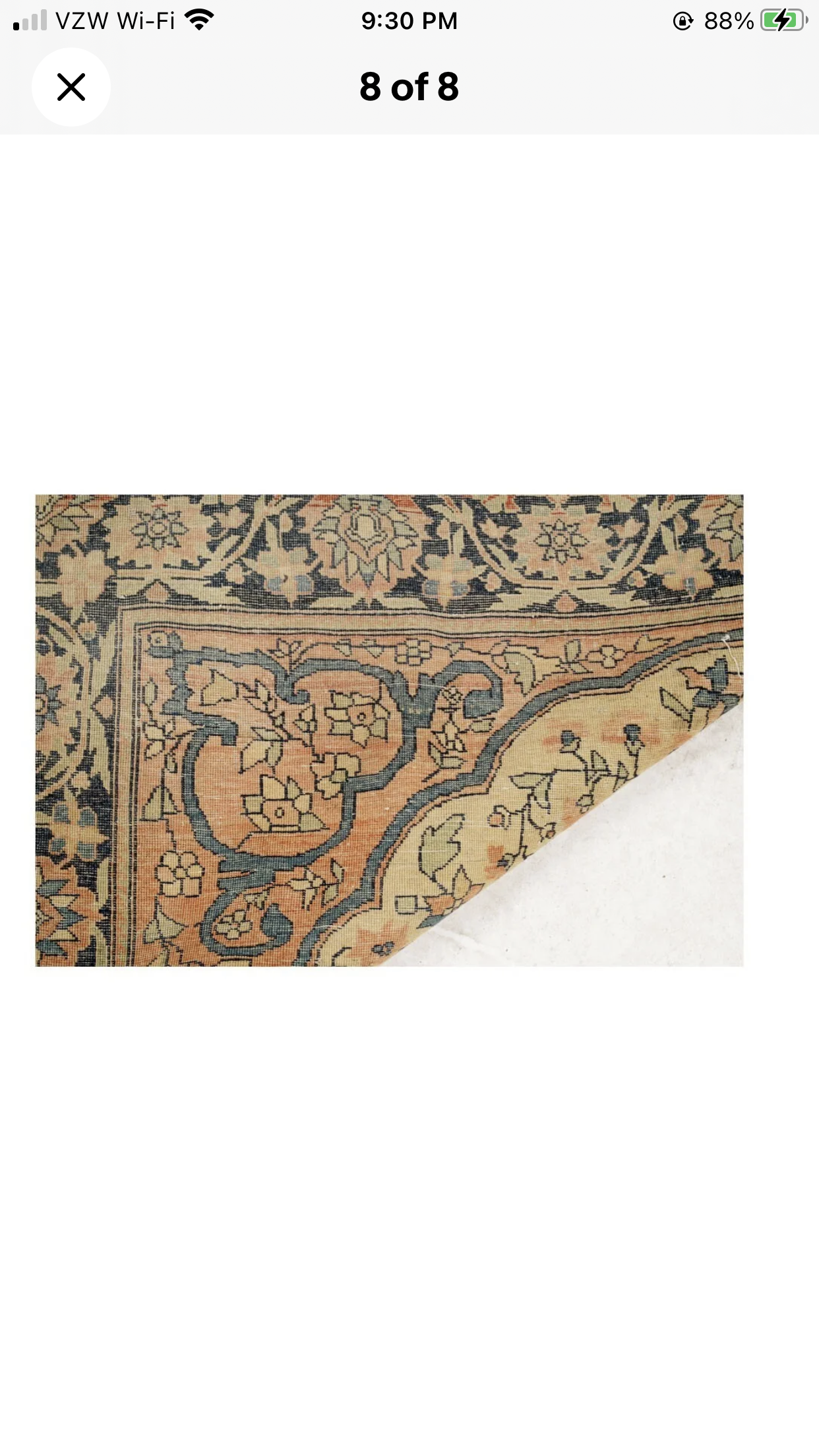 Antique Persian Ferahan Sarouk Area Rug