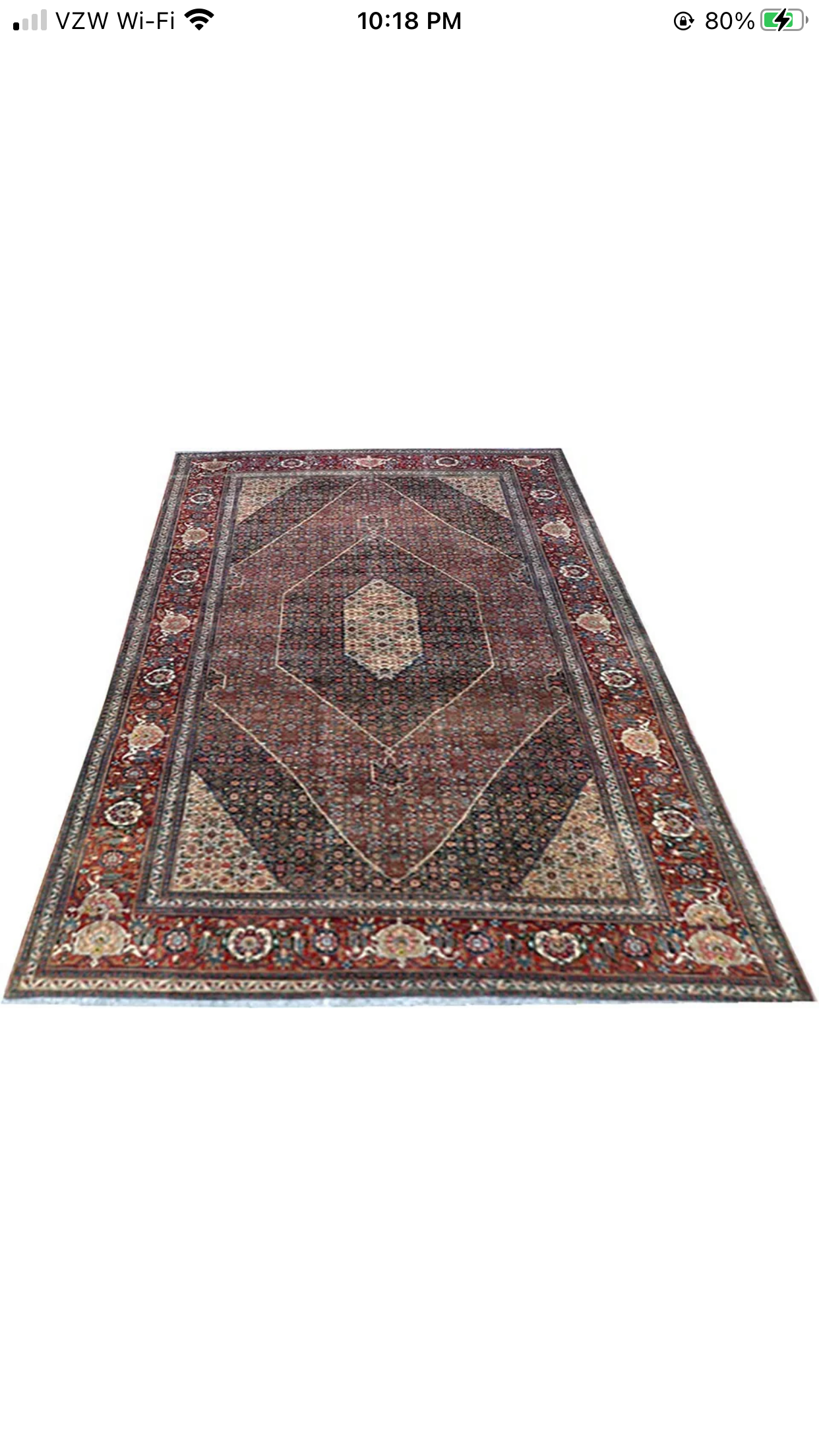 Antique Palace Size 11’ x 19’ Persian Haji Jalili Style Tabriz Rug