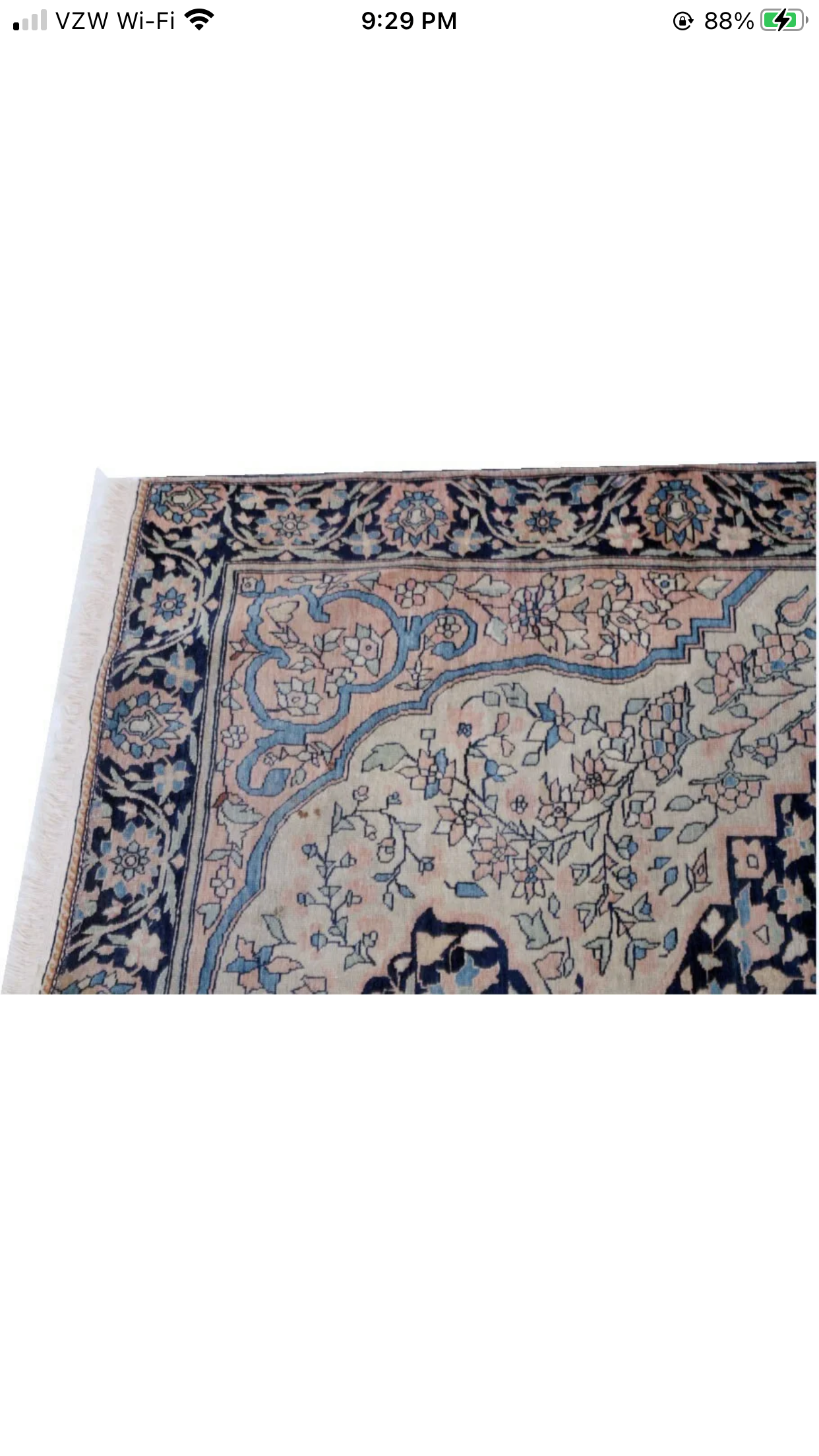 Antique Persian Ferahan Sarouk Area Rug