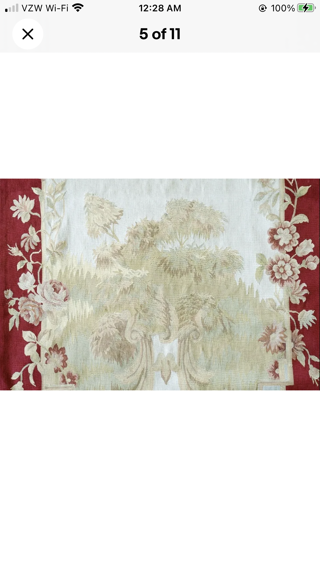 A Pair Of 100% Silk French Aubousson Panel