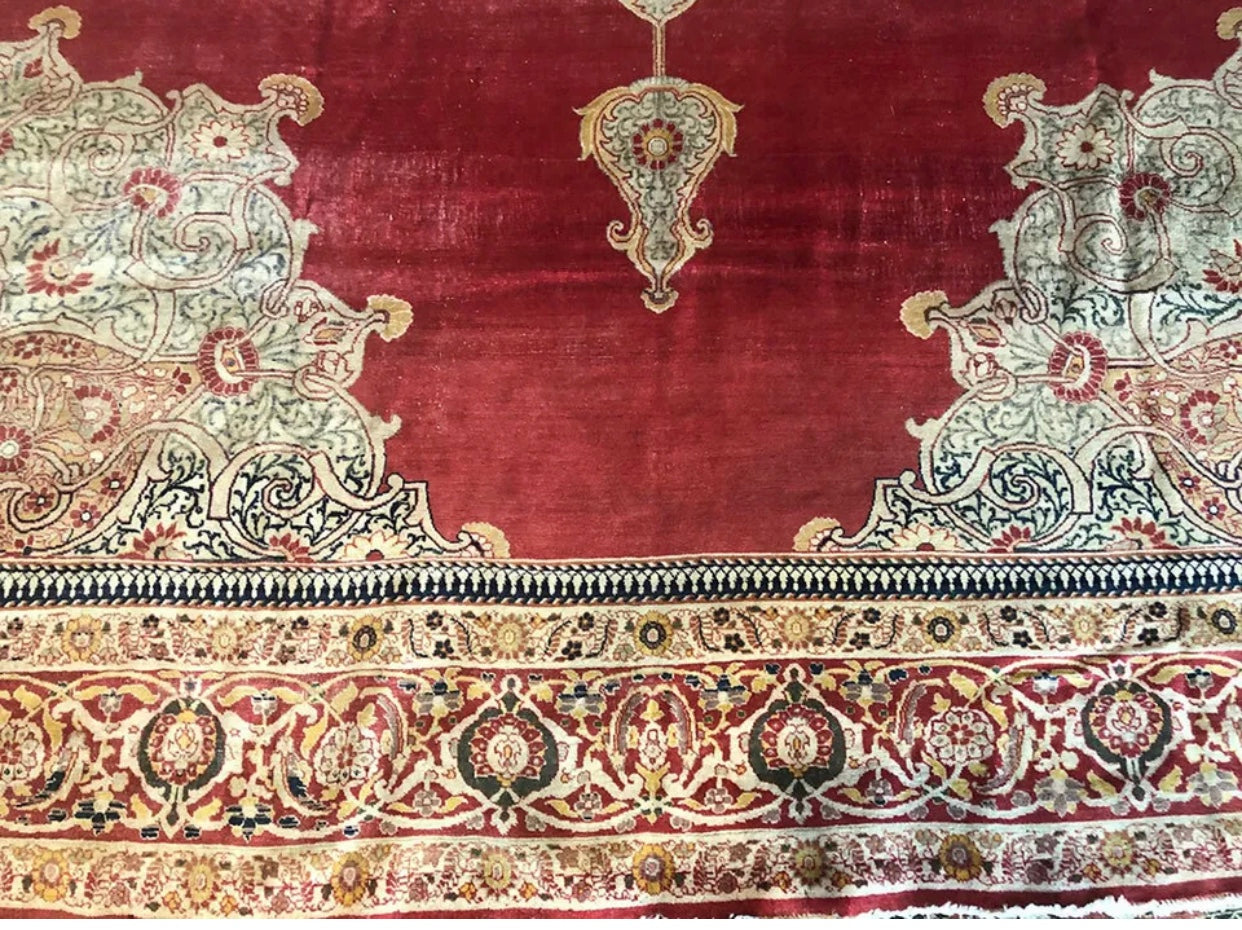 A Classic Antique Persian Haji Jalili Tabriz Rug