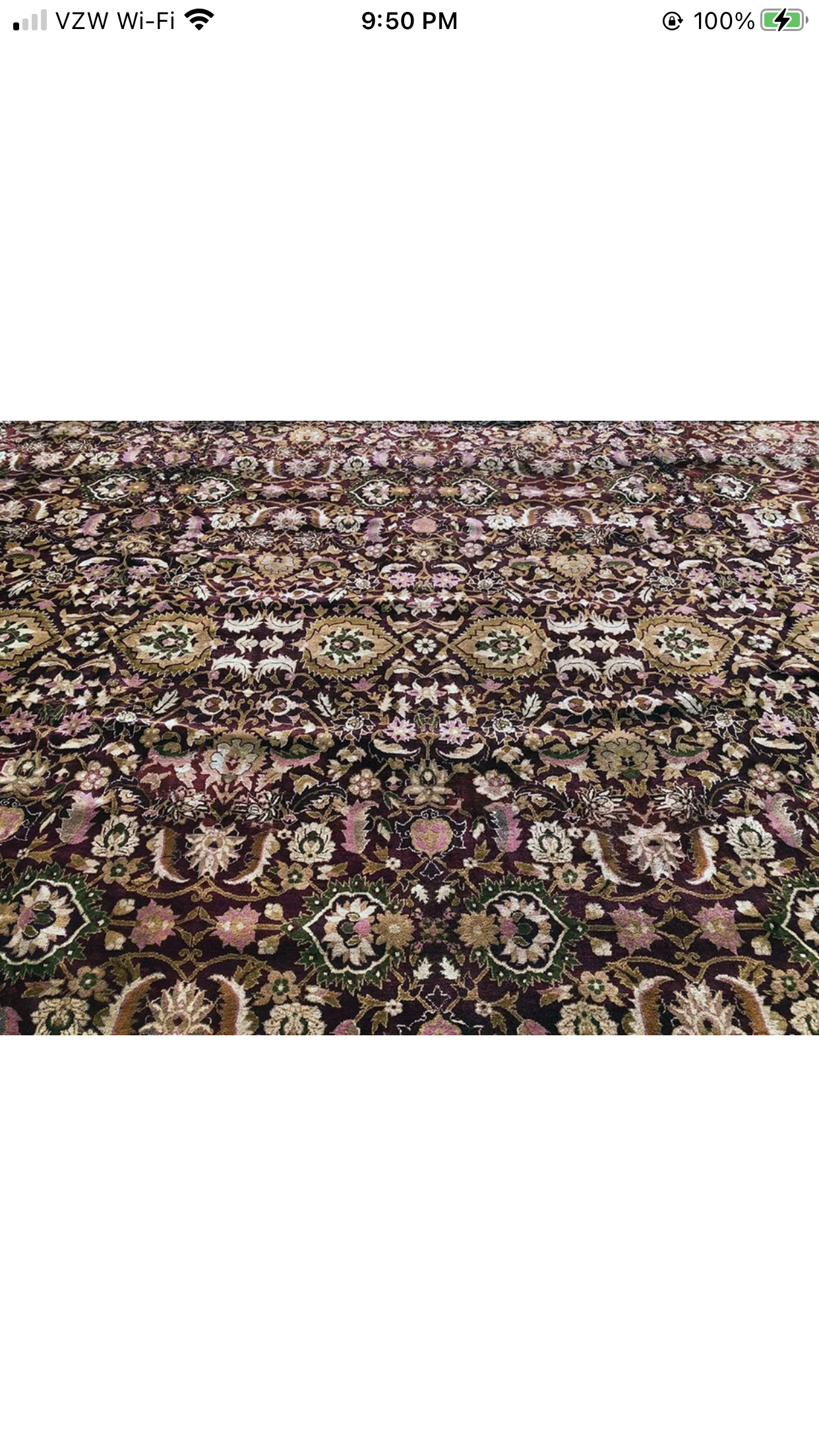 A Huge Palace Size 20’ x 22’ Indian Agra Rug