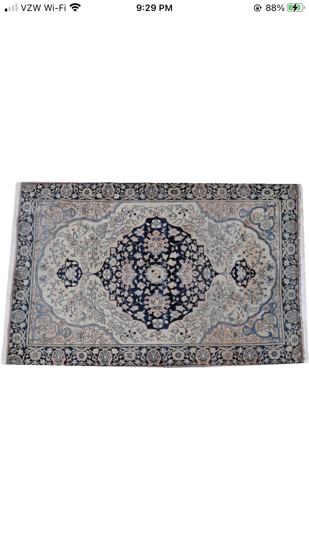 Antique Persian Ferahan Sarouk Area Rug