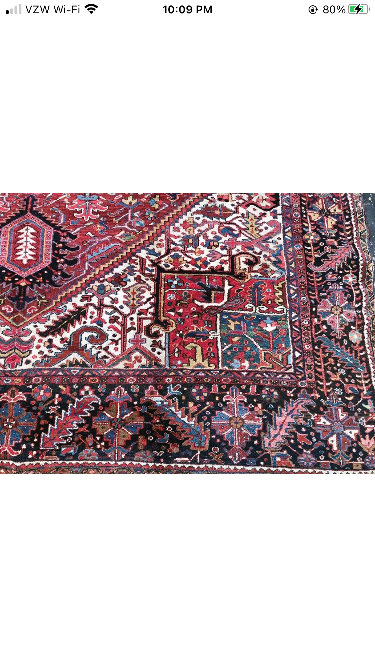 Antique Decorative 10’x13’ Persian Heriz Rug