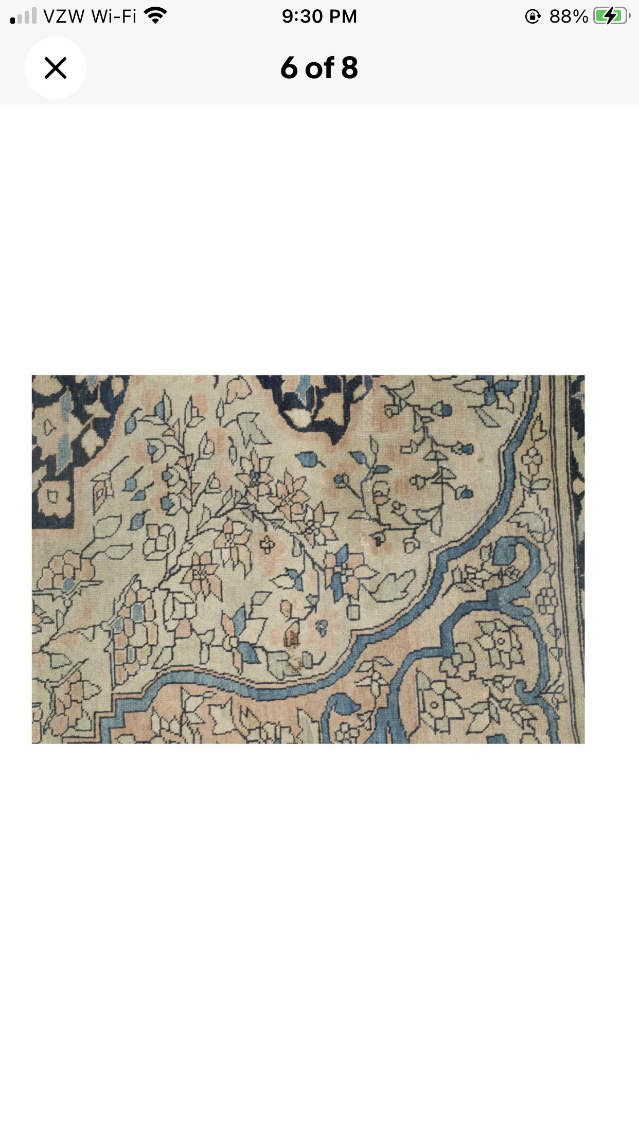Antique Persian Ferahan Sarouk Area Rug