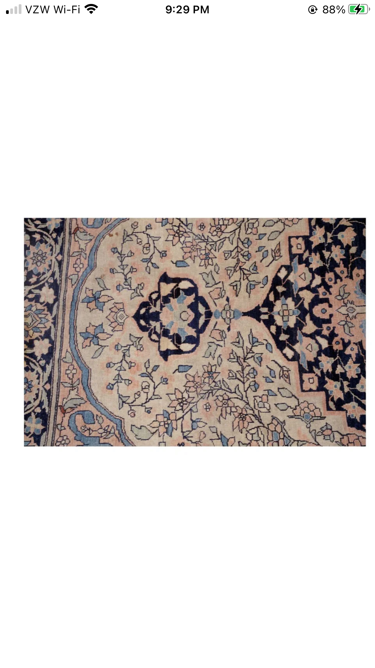 Antique Persian Ferahan Sarouk Area Rug