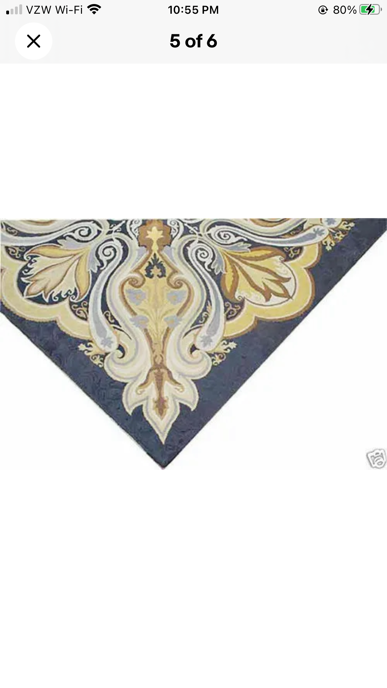A 2nd To None Antique Art Nouveau/ Art Deco American Hooked Rug