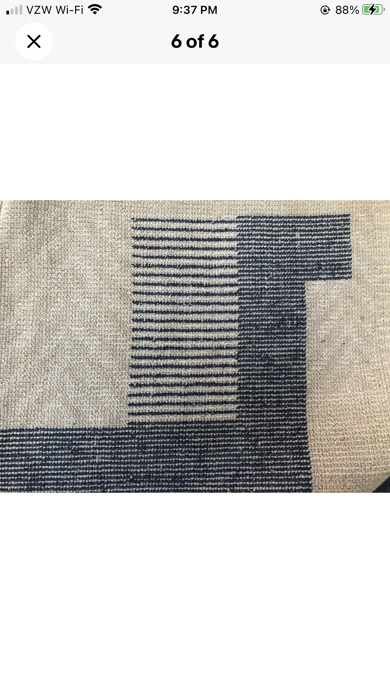 Antique Geometric French Art Deco Rug