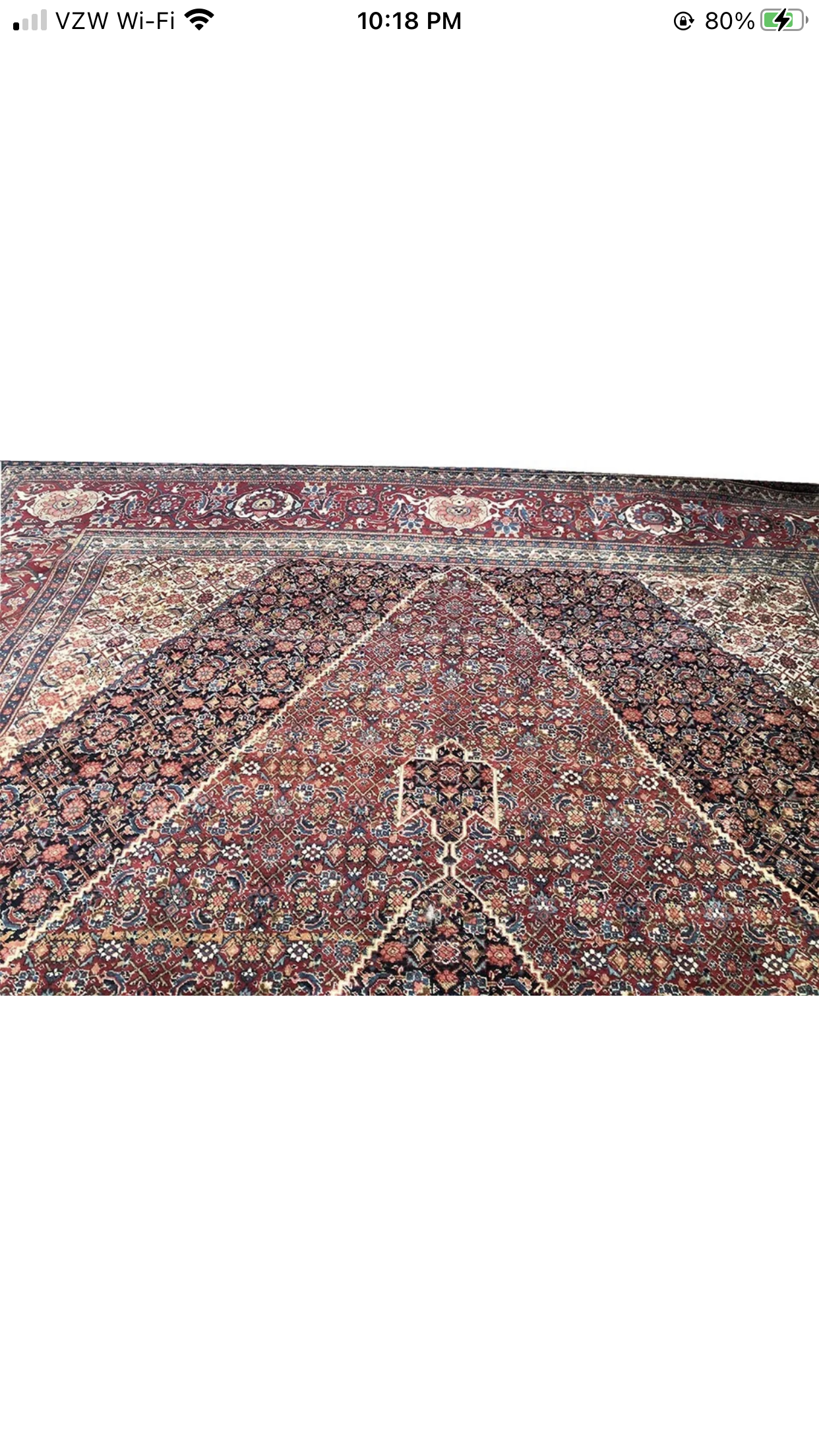 Antique Palace Size 11’ x 19’ Persian Haji Jalili Style Tabriz Rug