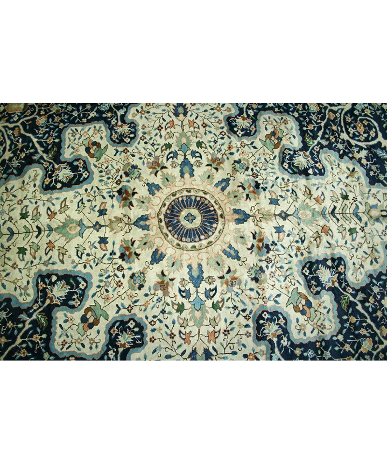 A Rare Antique Ukrainian Rug with “Ferahan Sarouk Style”