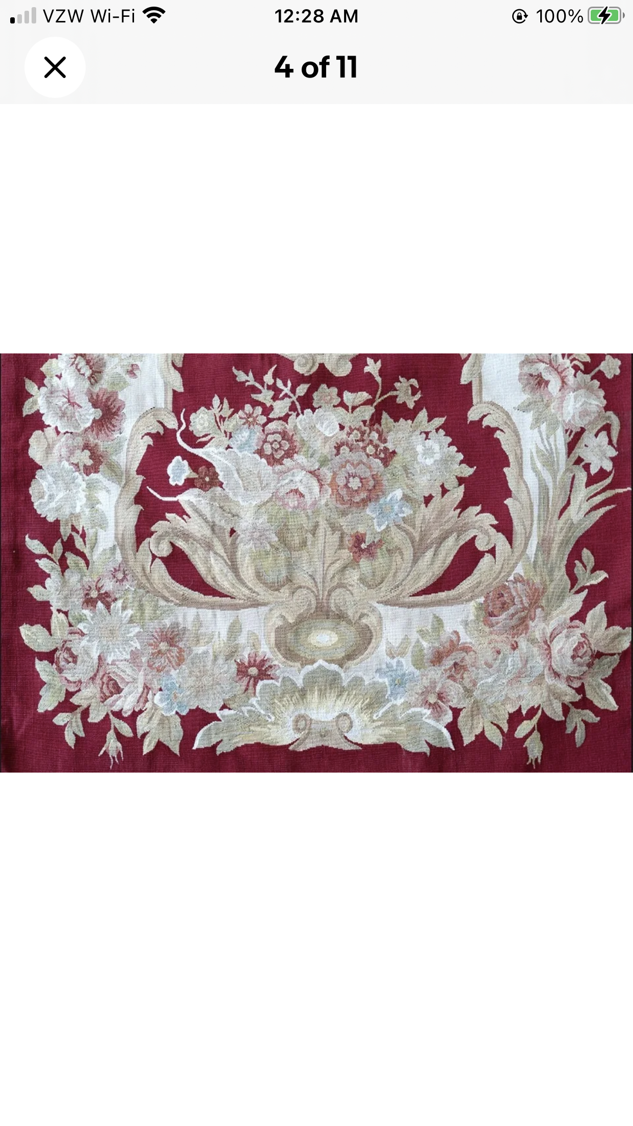 A Pair Of 100% Silk French Aubousson Panel
