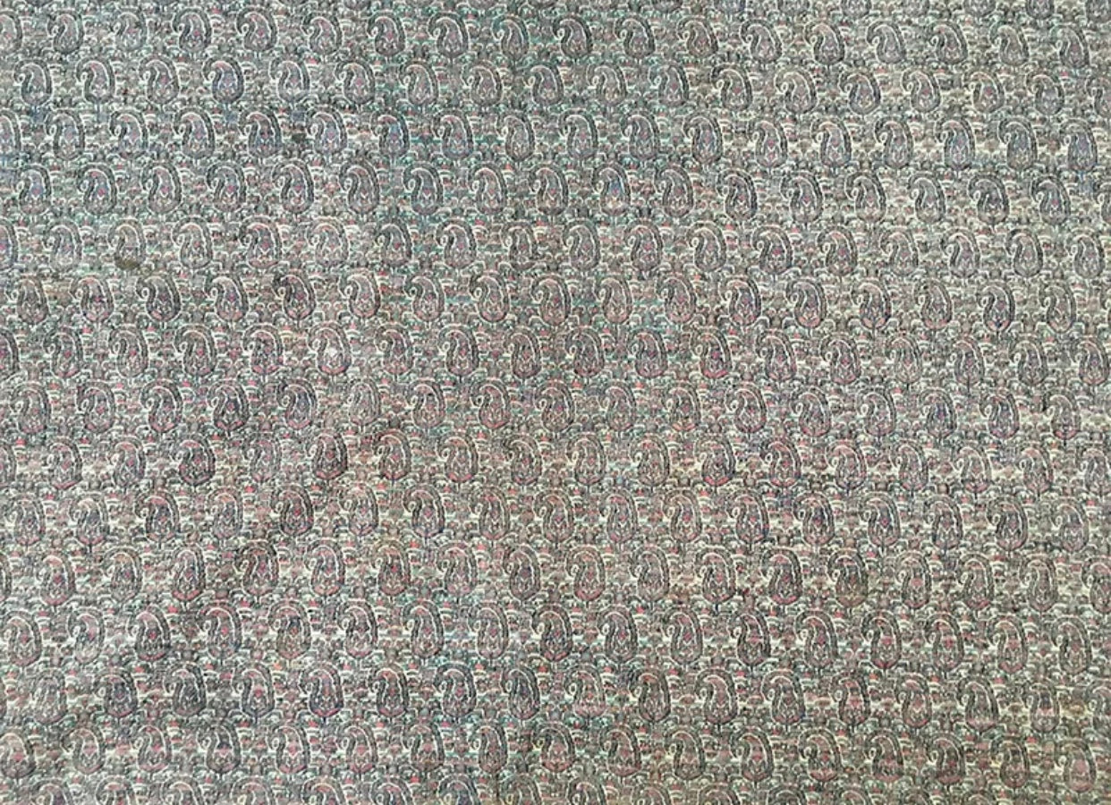 A 19th Century Persian Kerman Embroidery “Termeh” Textile