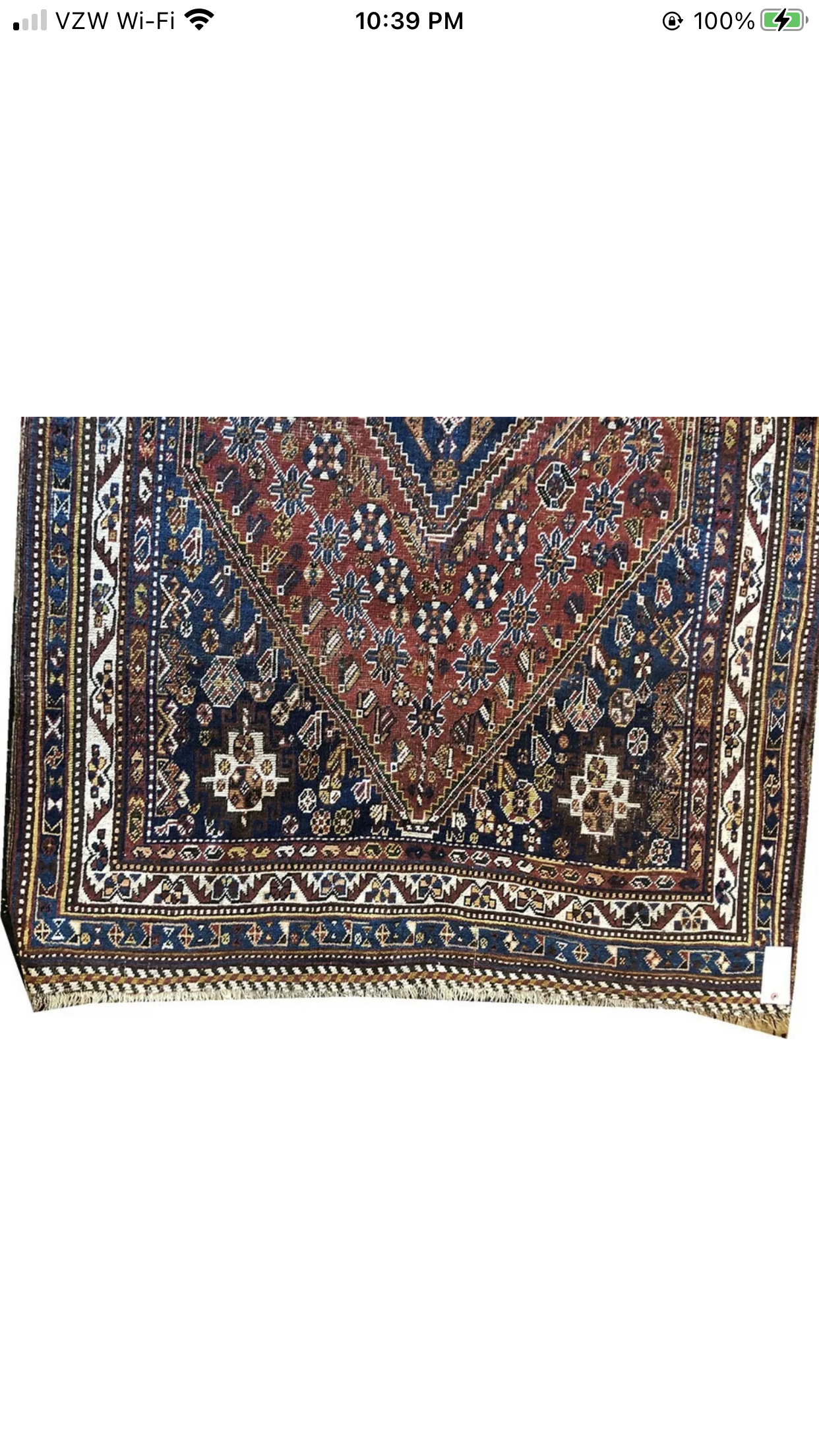 Antique Primitive & Tribal SW Persian Qashqai Rug