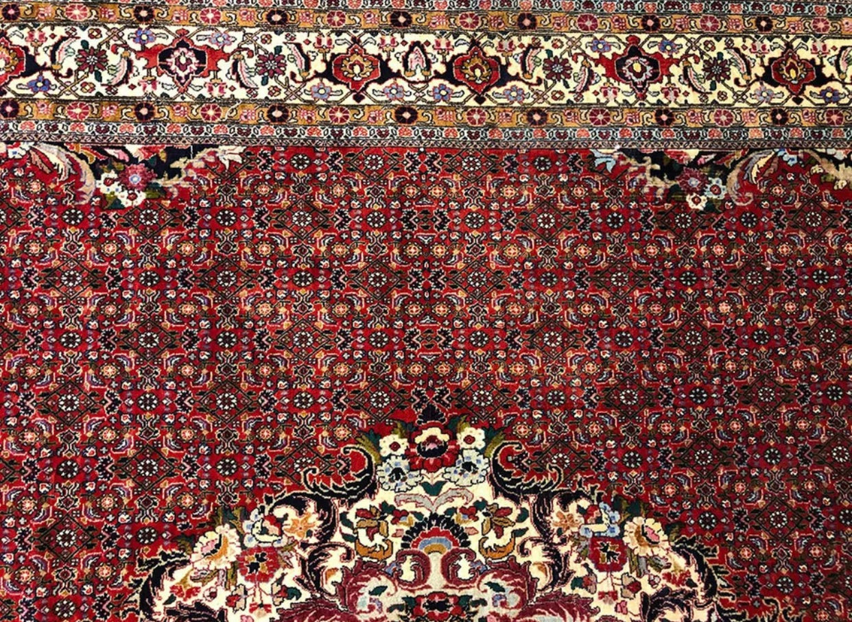 A Brilliant Vintage Persian Bidjar Rug
