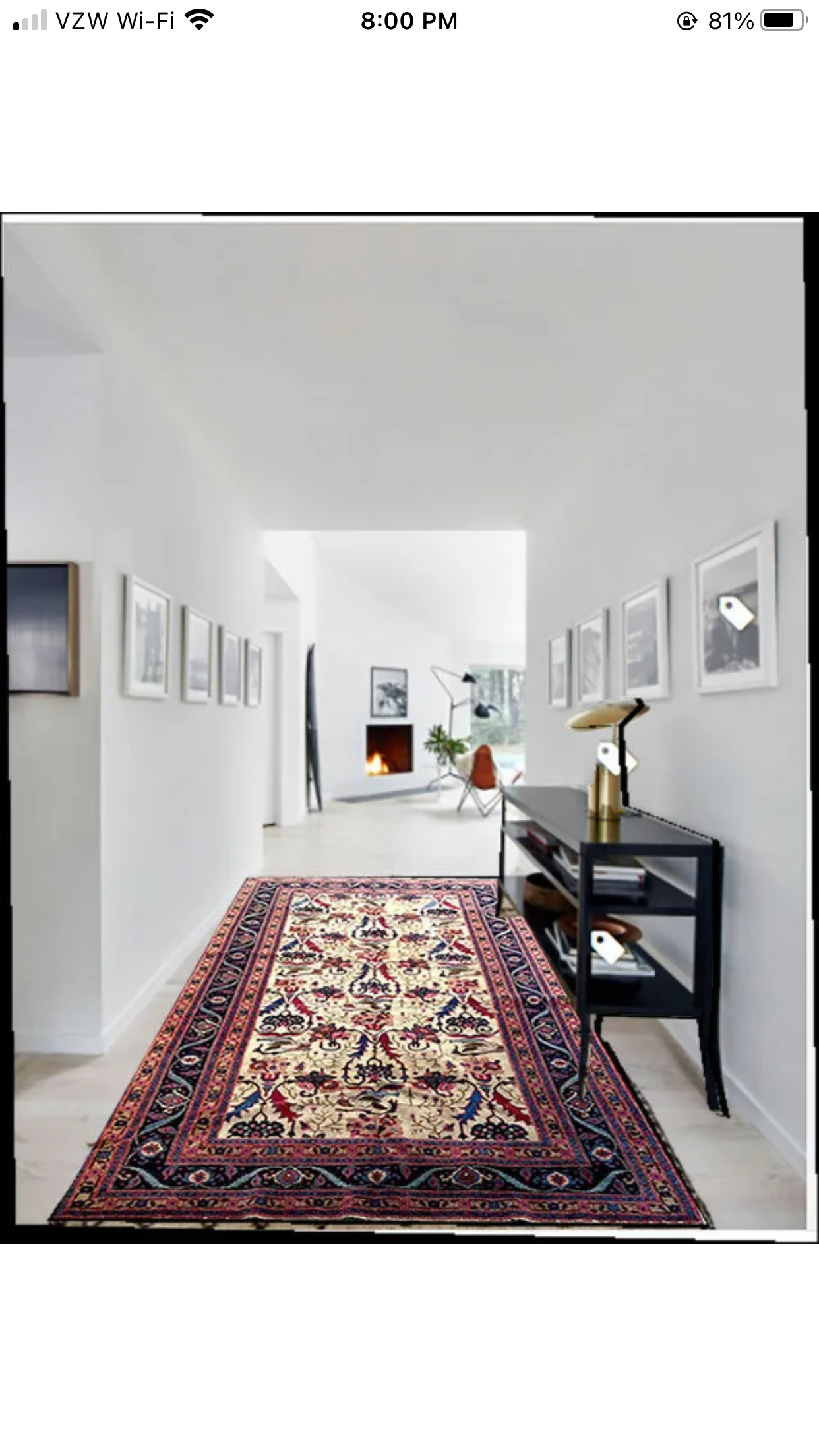 A 2nd To None Antique Gallery Size 6’x12’ Persian Khoy Ryg