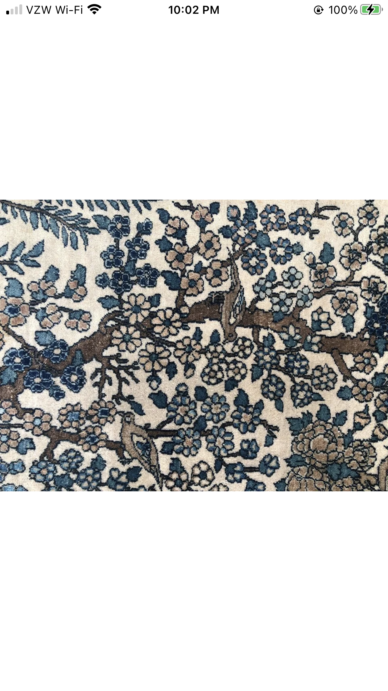 Antique Sensational Persian Isfahan Pattern Rug “ Tree Of Life” Drsign